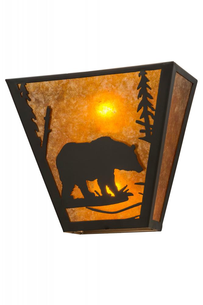 13&#34;W Bear Creek Right Wall Sconce