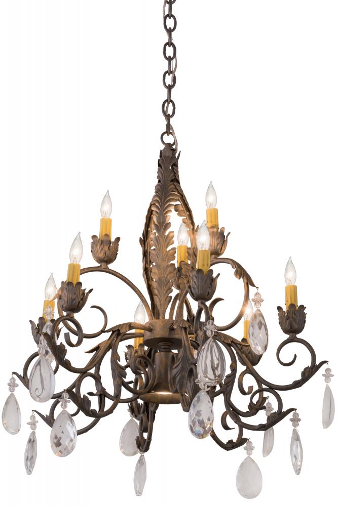 26&#34;W New Country French 9 LT Chandelier