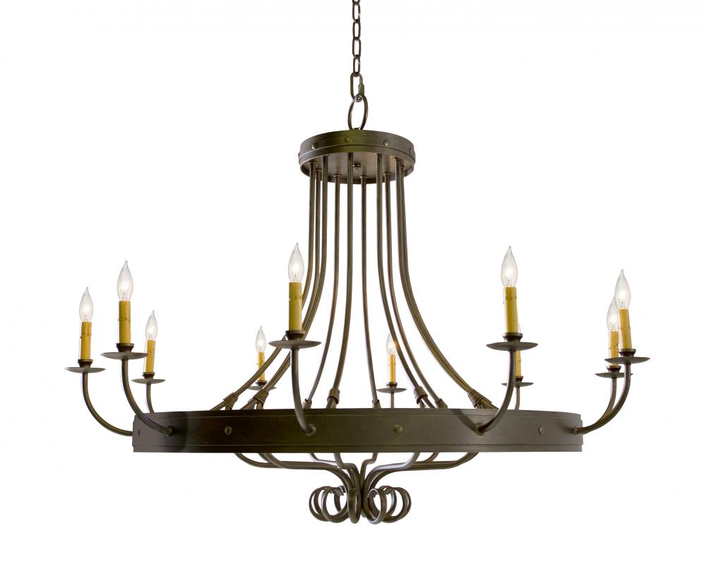 50&#34; Wide Silvana 10 Light Chandelier