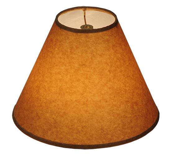 10&#34;W X 7&#34;H Taos Brown Parchment Shade