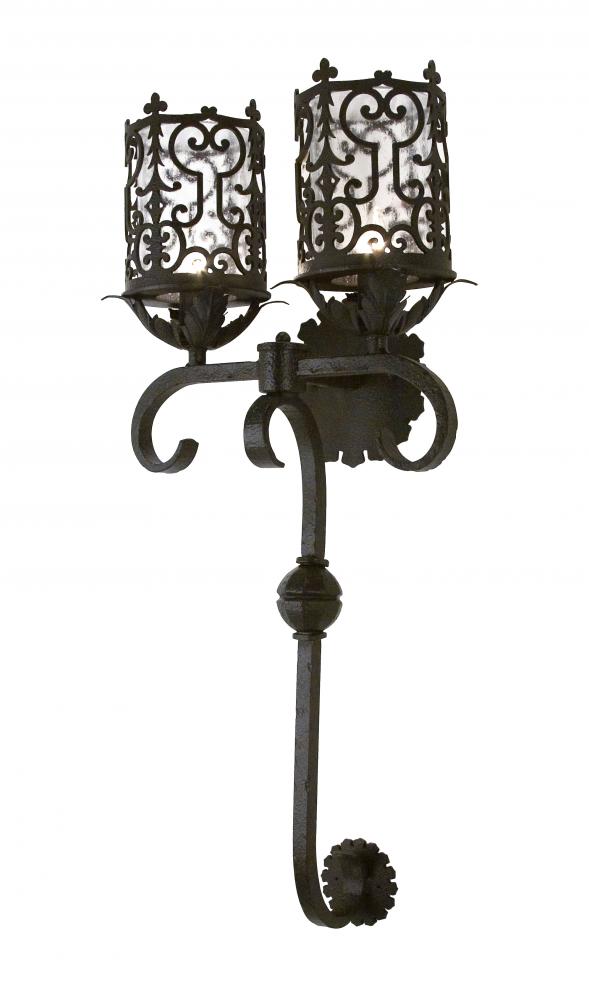 16&#34; Wide Oskar 2 Light Wall Sconce