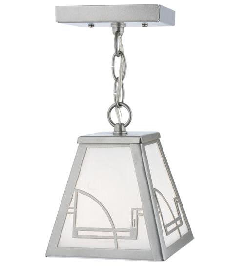 6&#34;Sq Revival Deco Mini Pendant