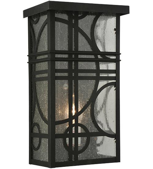 9&#34; Wide Revival Deco Wall Sconce