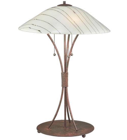 27&#34; High Metro Fusion Branches Glass Table Lamp