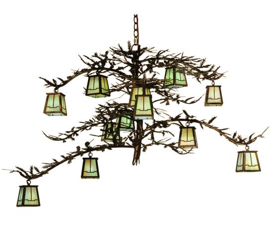 50&#34; Wide Pine Branch Valley View 12 Light Chandelier