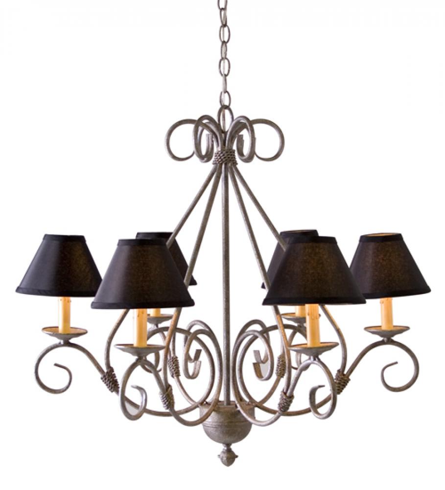 30&#34; Wide Olivia 6 Light Chandelier