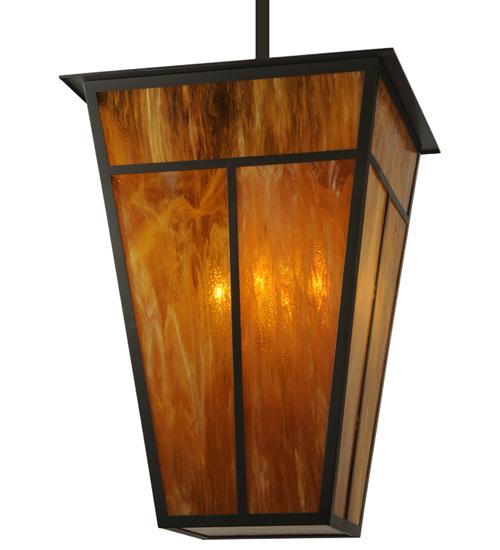 36&#34;Sq &#34;T&#34; Mission Lantern Pendant