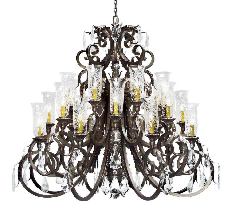 54&#34; Wide Serratina Crystal Chandelier