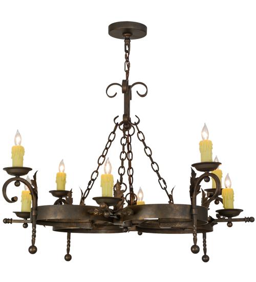 42&#34;W Andorra 8 LT Chandelier