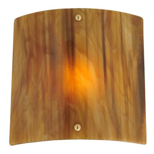 11&#34;W Metro Fusion Marble Glass Panel Wall Sconce