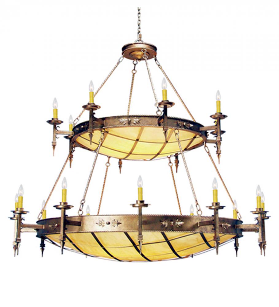 72&#34; Wide Valencia Two Tier Chandelier