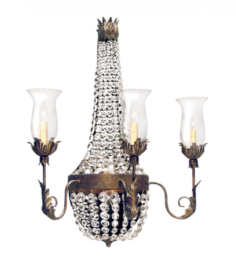 26&#34; Wide Crista 3 Light Wall Sconce