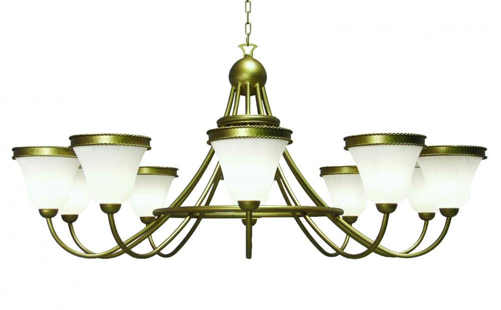 72&#34; Wide Gala 10 Light Chandelier