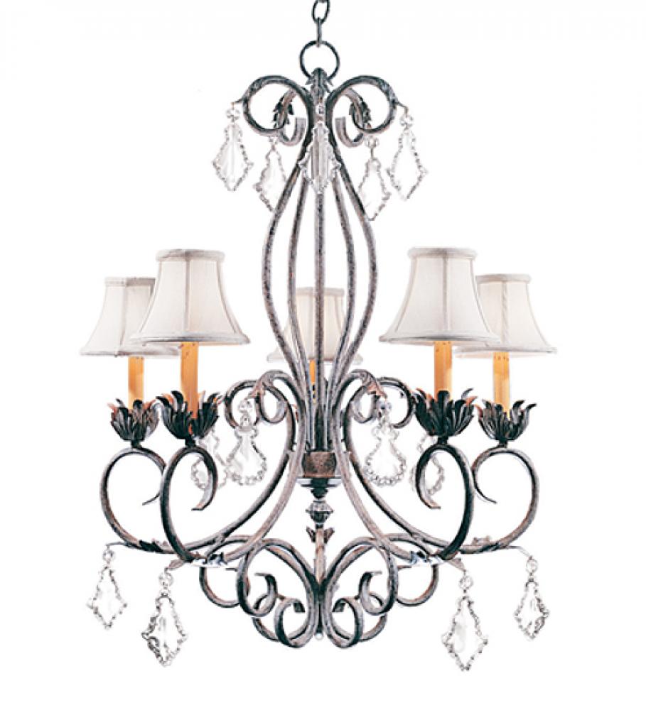 28&#34; Wide Felicia 5 Light Chandelier