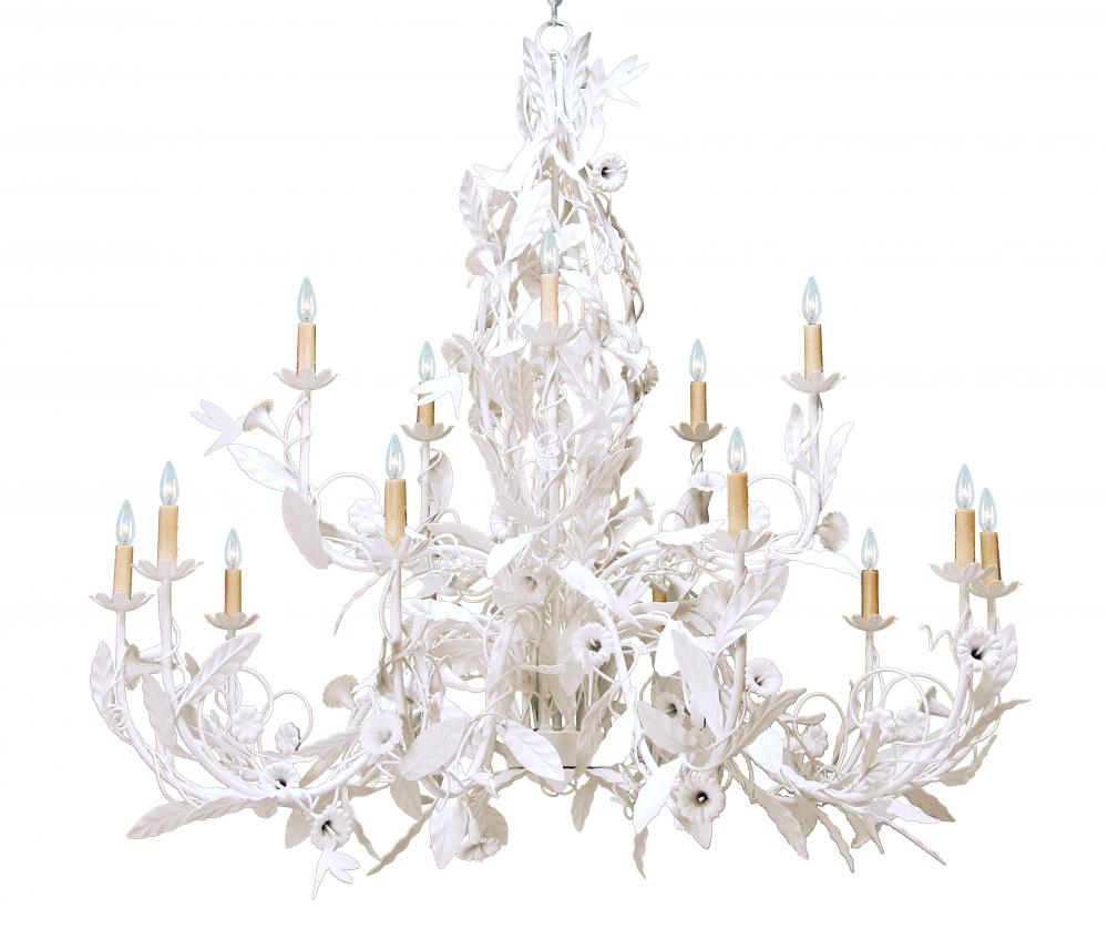 60&#34; Wide Le Printemps 15 Light Chandelier