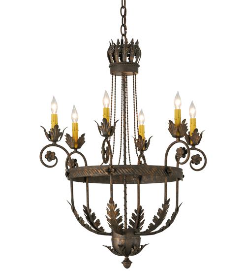 26&#34;W Antonia 6 LT Chandelier