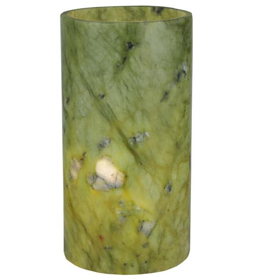 3.5&#34;W Cylindre Green Jadestone Shade