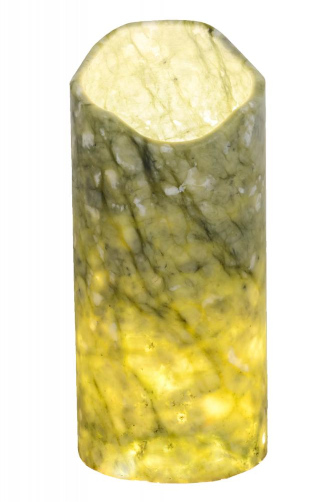 3.5&#34;W Cylindre Green Jadestone Shade