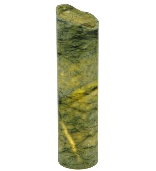 4&#34;W Cylindre Green Jadestone Shade