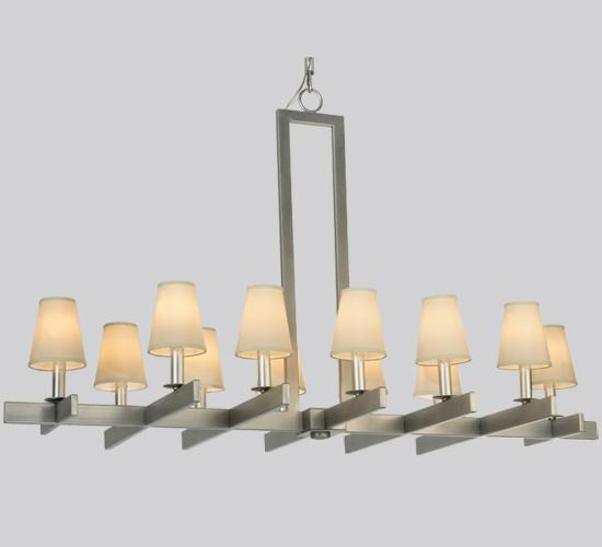 48&#34; Long Dante 12 Light Chandelier