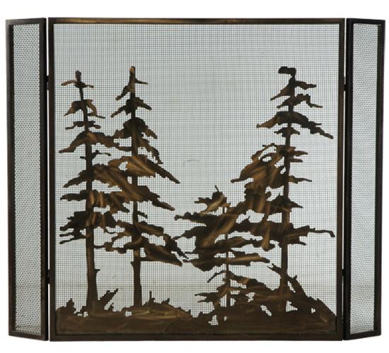 51&#34; Wide X 40.5&#34; High Tall Pines Fireplace Screen