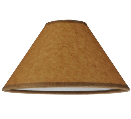 8&#34;W X 4.25&#34;H Taos Brown Parchment Shade