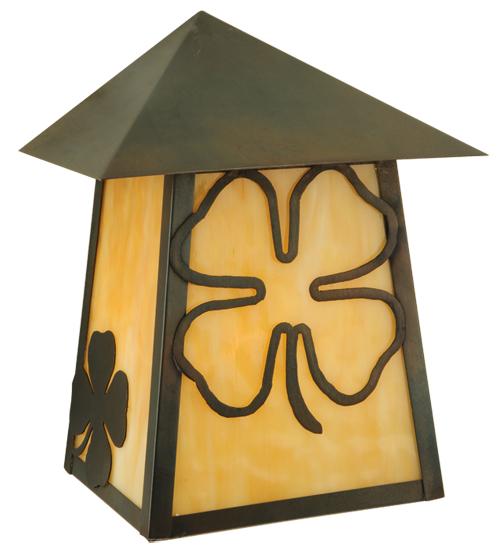 9&#34;W Stillwater Shamrock Wall Sconce