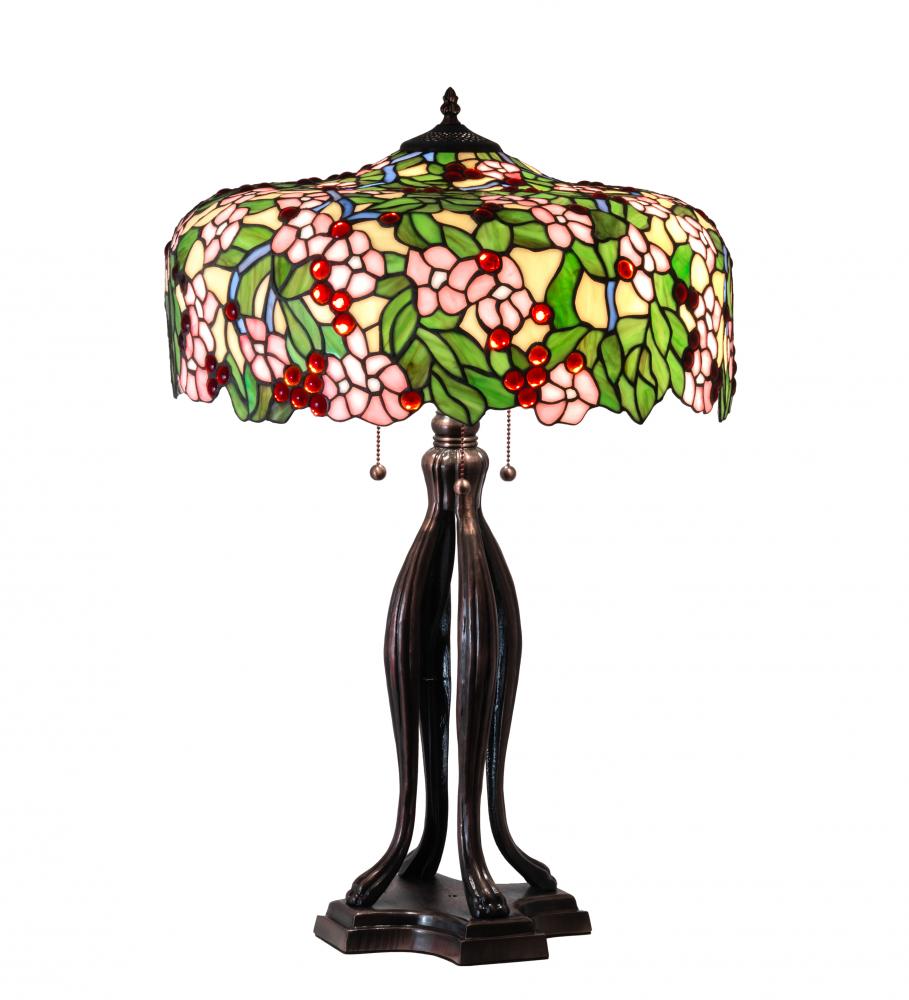 30&#34; High Tiffany Cherry Blossom Table Lamp