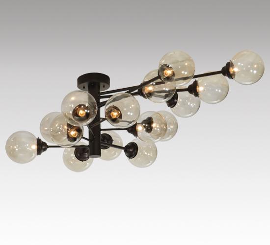 64&#34;L Galaxy 15 LT Oblong Chandelier