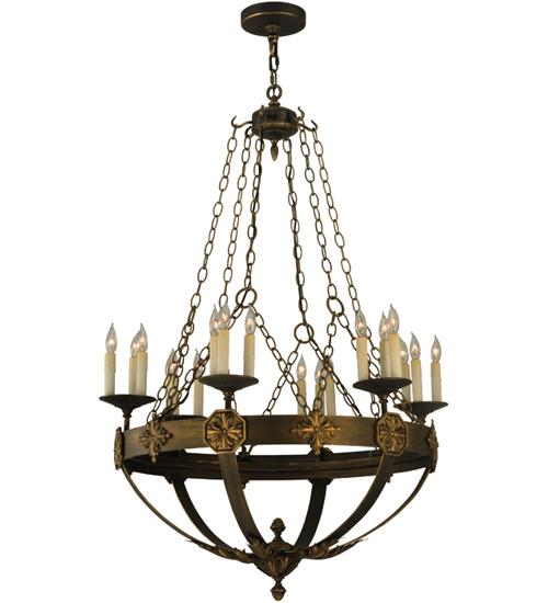 32&#34;W Neapolis 18 LT Chandelier