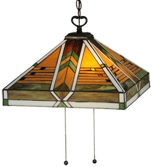 17&#34;Sq Abilene Pendant