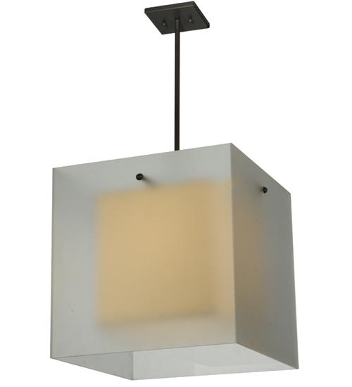 17.5&#34;Sq Quadrato Shadow Box Pendant