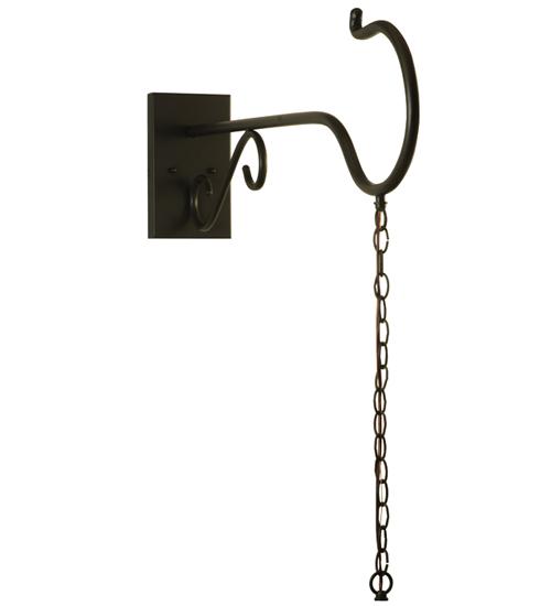 5.5&#34;W X 36.5&#34;D Shepherd&#39;s Hook Wall Sconce Hardware