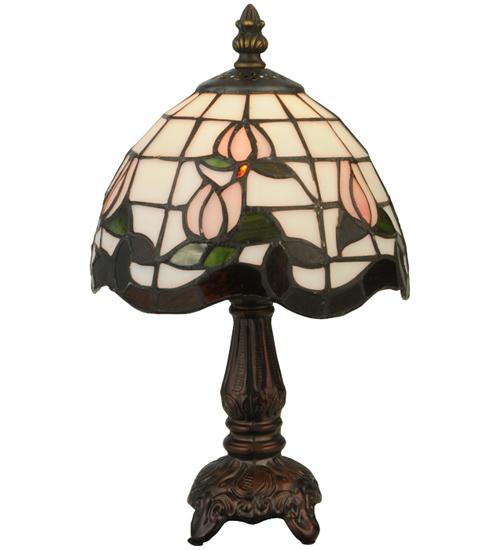 12&#34; High Roseborder Mini Lamp