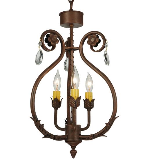 12&#34;W Antonia 3 LT Chandelier