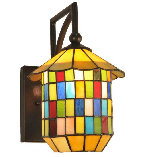 7.5&#34; Wide Meyer Lantern Wall Sconce