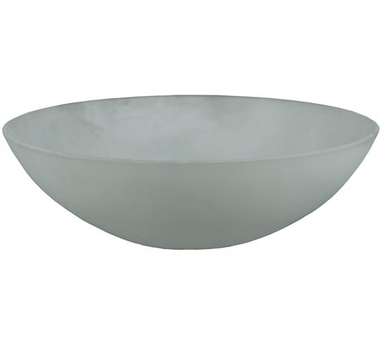 9&#34;W X 3&#34;H Bowl Frosted Glass Shade