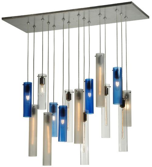 48&#34; Long Cilindro 15 LT Cascading Pendant