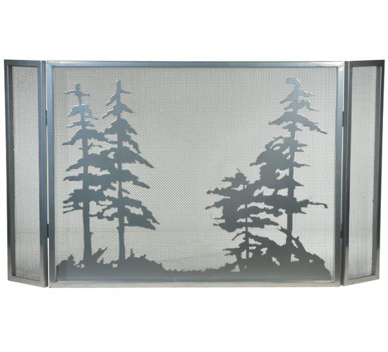 50&#34; Wide X 28&#34; High Tall Pines Fireplace Screen