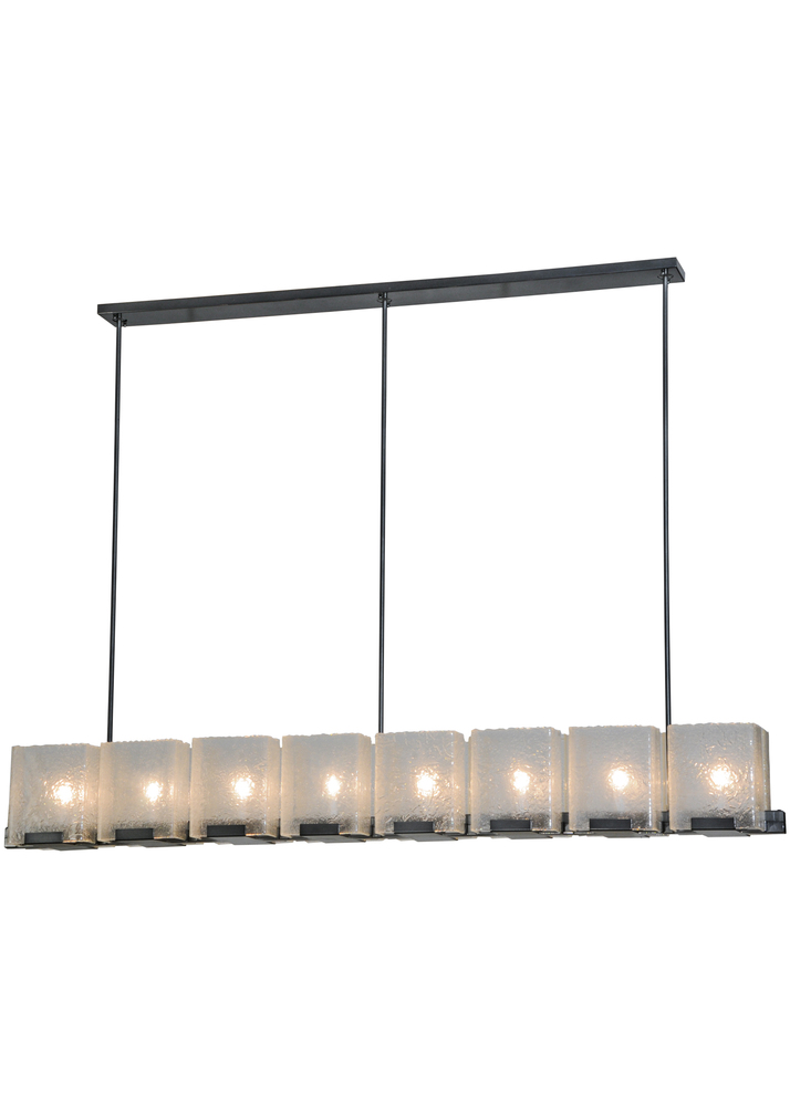 78&#34;L Ice Cube 8 LT Oblong Chandelier