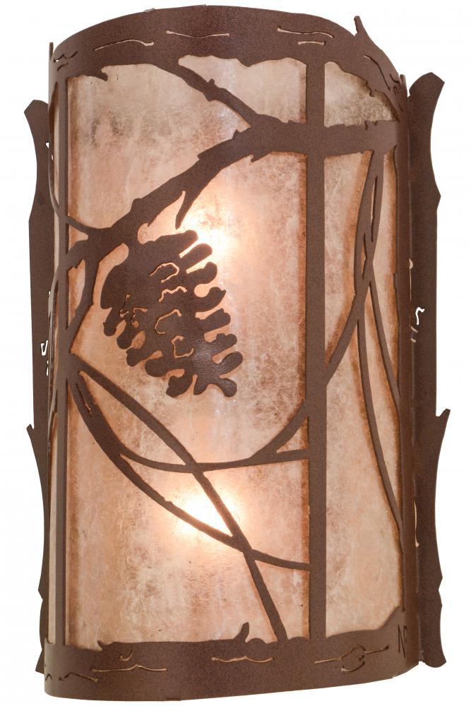 10&#34;W Whispering Pines Wall Sconce