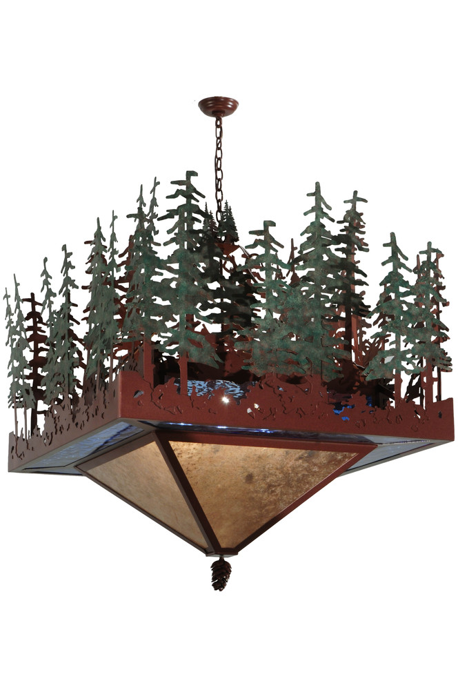 40&#34;Sq Pine Lake Inverted Pendant