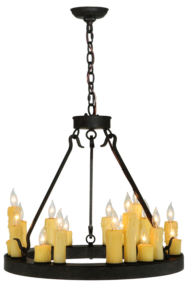 24&#34;W Deina 18 LT Chandelier