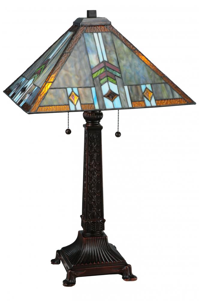 26&#34;H Prairie Wheat Sunshower Table Lamp