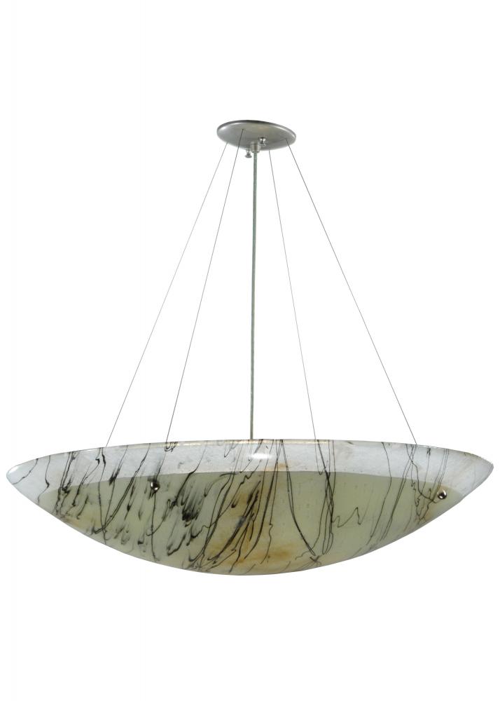 30&#34;W Metro Fusion Primavera Glass Inverted Pendant