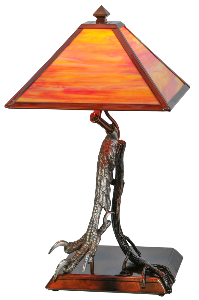 25&#34;H Eagle Claw Kickstand Custom Table Lamp