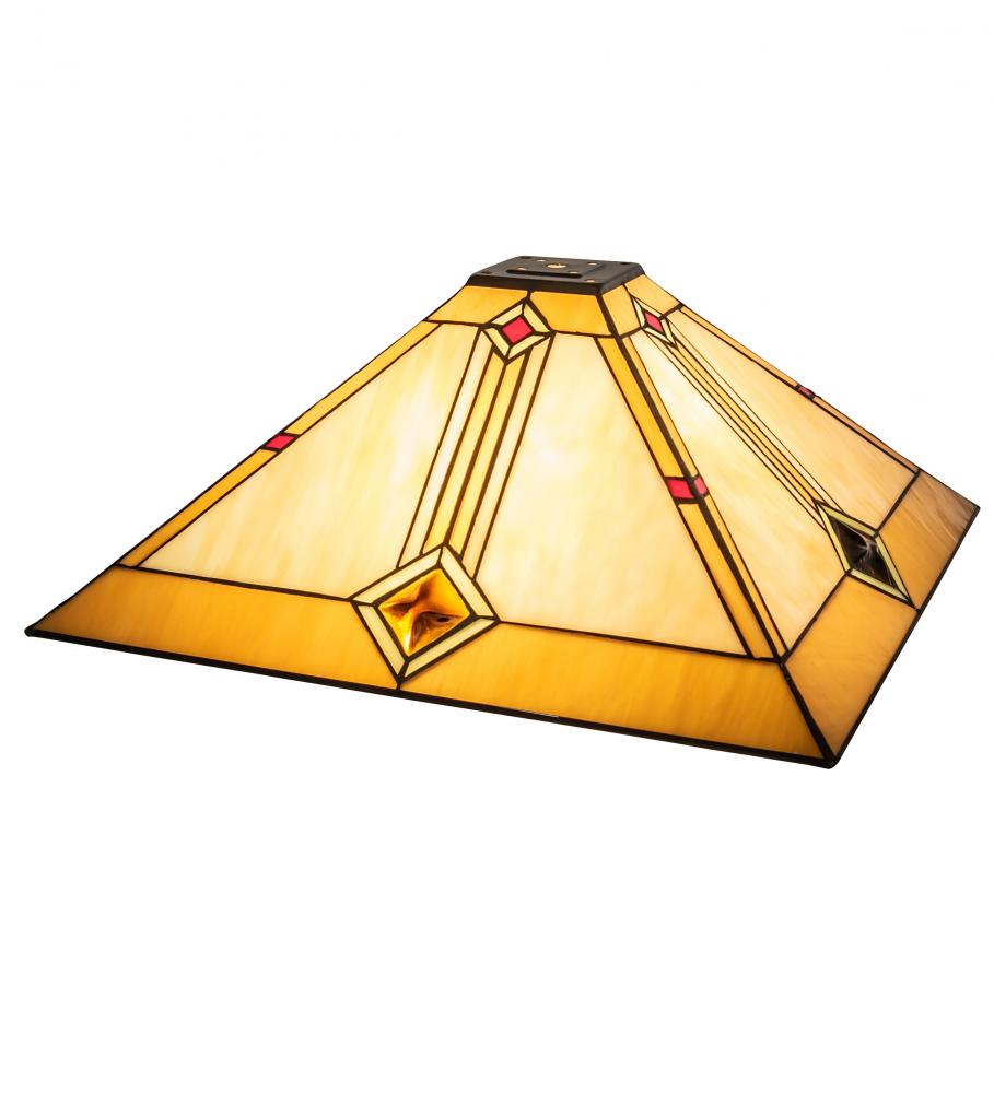 17&#34; Square Diamond Mission Shade