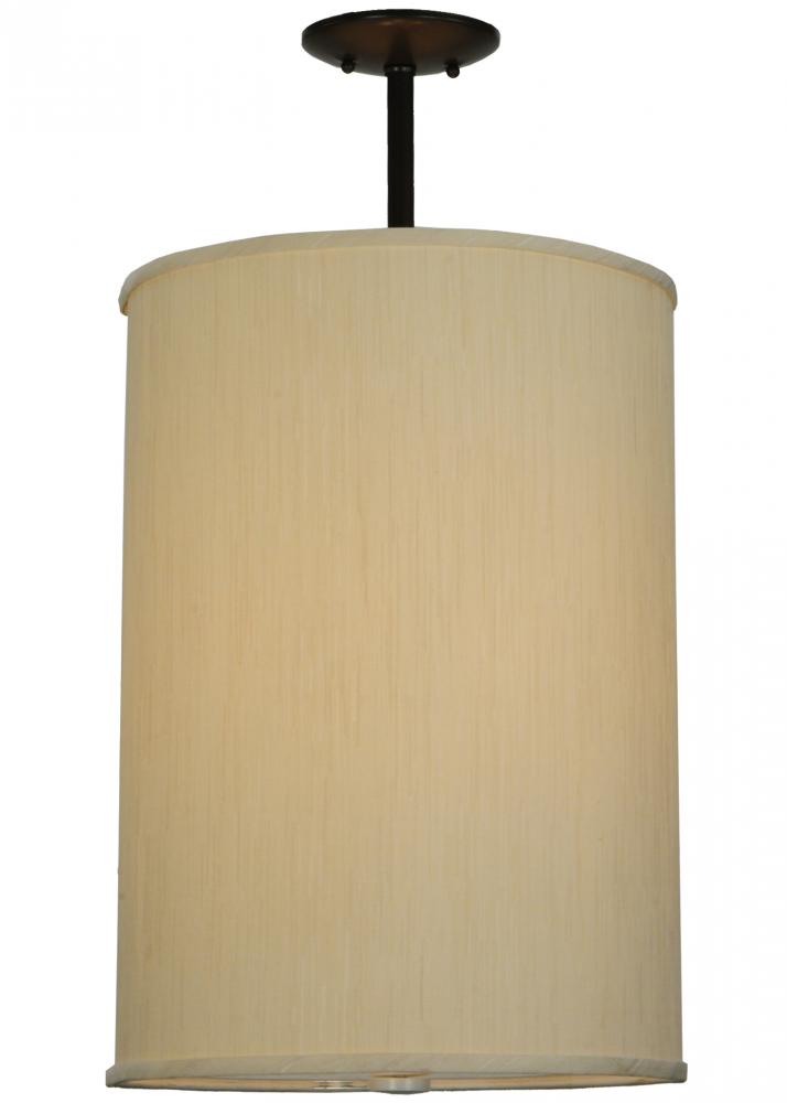 14.5&#34;W Cilindro Mystic Beige Textrene Pendant