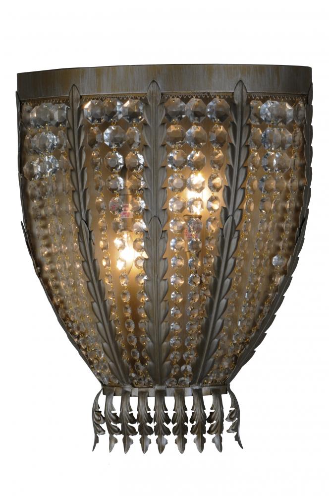 17&#34;W Chrisanne Crystal Wall Sconce