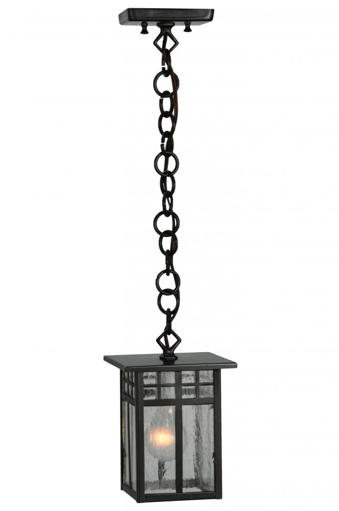 6&#34;Sq Mission Hanging Lantern Mini Pendant